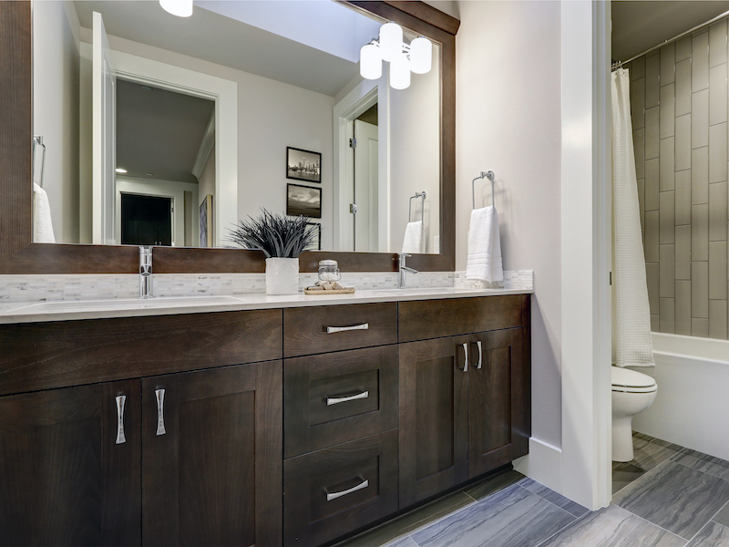 Bathroom Shelves, Custom Bathroom Shelving